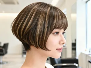 Profesjonalna stylizacja włosów blond w salonie fryzjerskim z widocznymi akcesoriami do koloryzacji.