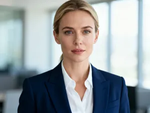 Fryzjer nakłada pasemka blond na krótkie, brązowe włosy młodego mężczyzny w nowoczesnym salonie fryzjerskim.